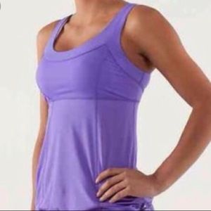 Purple Lululemon Tame me Tank top, size 4